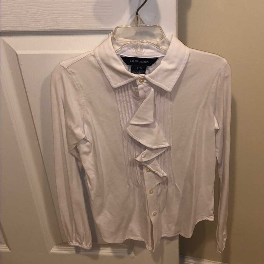 Ralph Lauren girls button down top